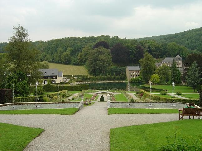 jardins annevoie cascades fontaines 