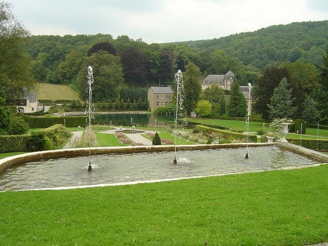 jardins annevoie cascades fontaines 