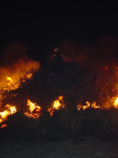 Grand feu fraiture en condroz