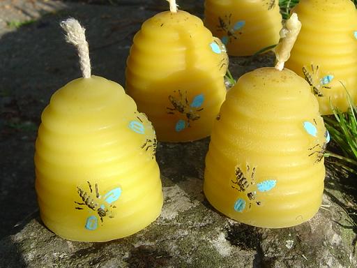 Bougies cire abeilles